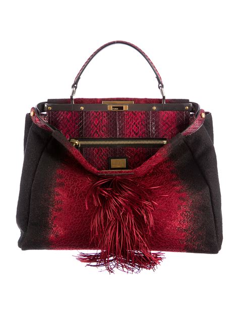 peekaboo di fendi|Fendi peekaboo for sale.